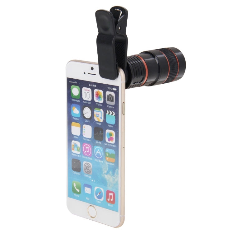 8X Zoom Telescope Telephoto Camera Lens with Clip – Flip