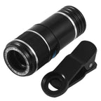 Camera Lens – Universal 12X Zoom Optical Zoom Telescope Lens with Clip
