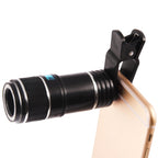 Camera Lens – Universal 12X Zoom Optical Zoom Telescope Lens with Clip Default Title
