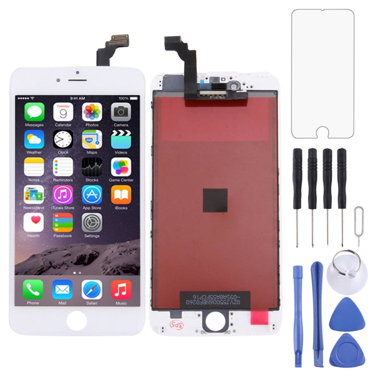 LCD Screen with Frame for iPhone 6 Plus, 3 in 1 for i6 Plus White, 3 in 1 for i6 Plus Black 3 in 1 for i6 Plus White White