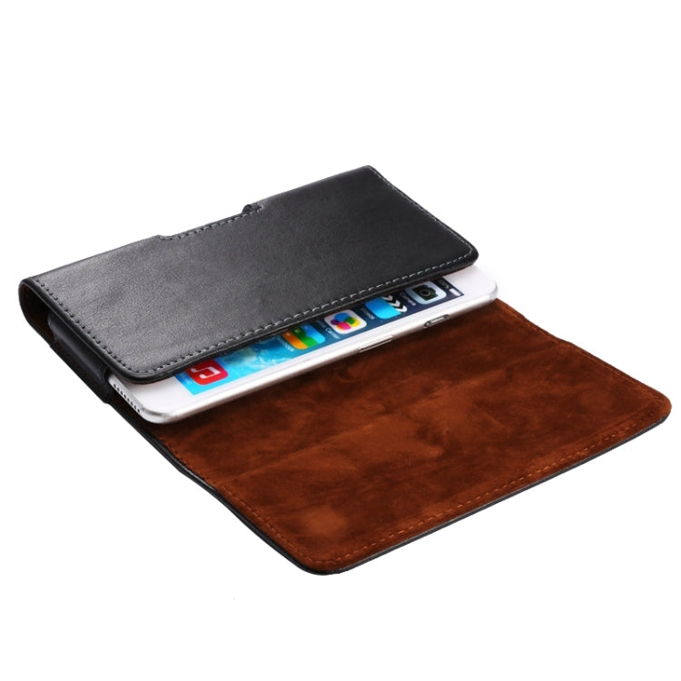 Universal Horizontal Style Leather Case / Waist Bag with Back Splint for iPhone 6 Plus & 6s Plus, Samsung Note 8 & 5 & 4 / S6 edge+ / A8, S-IP6P-0378, S-IP6P-0378Z – Leather
