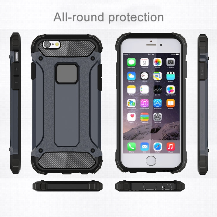 For iPhone 6 Plus & 6s Plus Tough Armor TPU + PC Combination Case, For...