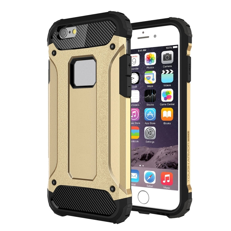For iPhone 6 Plus & 6s Plus Tough Armor TPU + PC Combination Case, For...