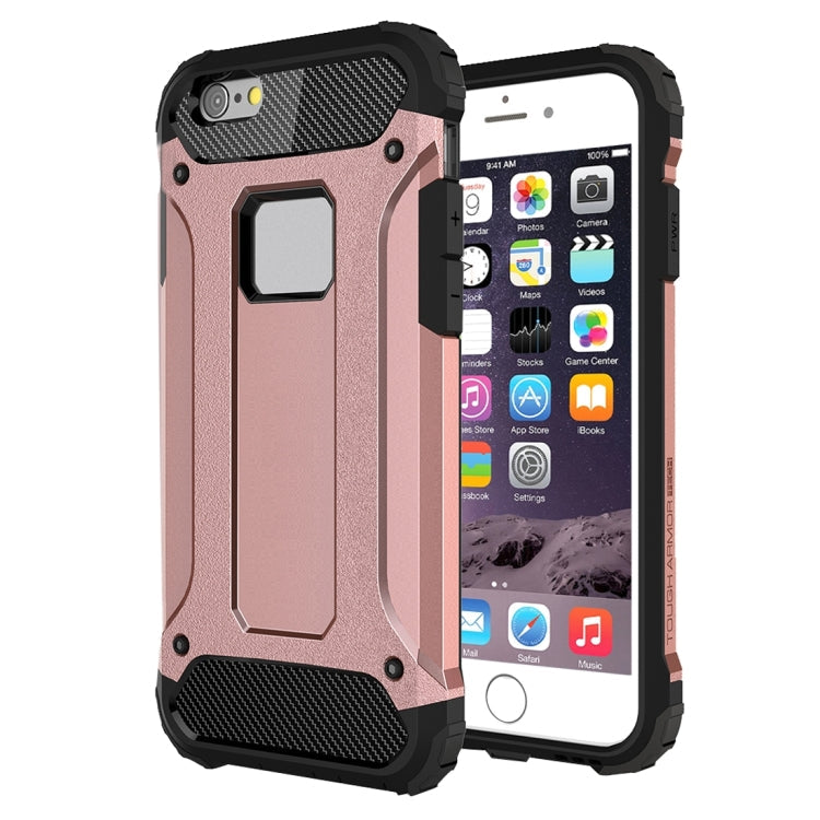 For iPhone 6 Plus & 6s Plus Tough Armor TPU + PC Combination Case, For...