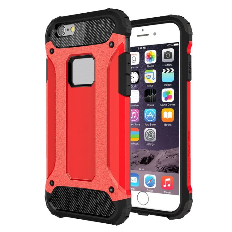 For iPhone 6 Plus & 6s Plus Tough Armor TPU + PC Combination Case, For...