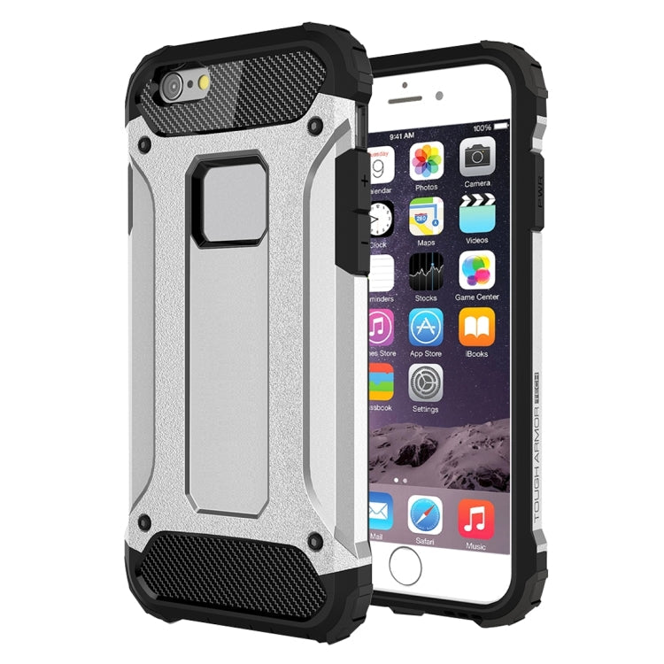 For iPhone 6 Plus & 6s Plus Tough Armor TPU + PC Combination Case, For...