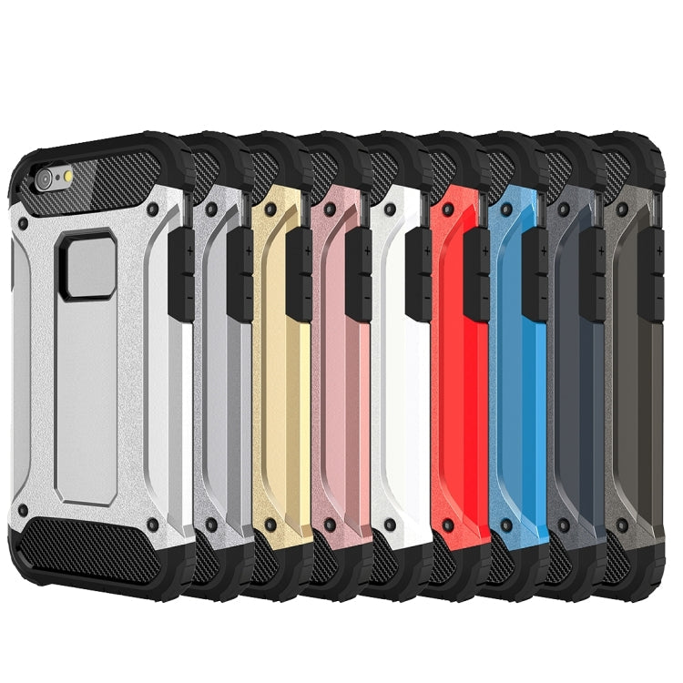 For iPhone 6 Plus & 6s Plus Tough Armor TPU + PC Combination Case, For...
