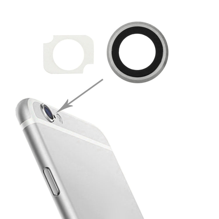 10 Pairs / Set Rear Camera Lens Ring + Flashlight Bracker for iPhone 6 Plus & 6s Plus, Rose Gold – Durable Build, Easy to Use, For iPhone 6 Plus For iPhone 6 Plus Silver