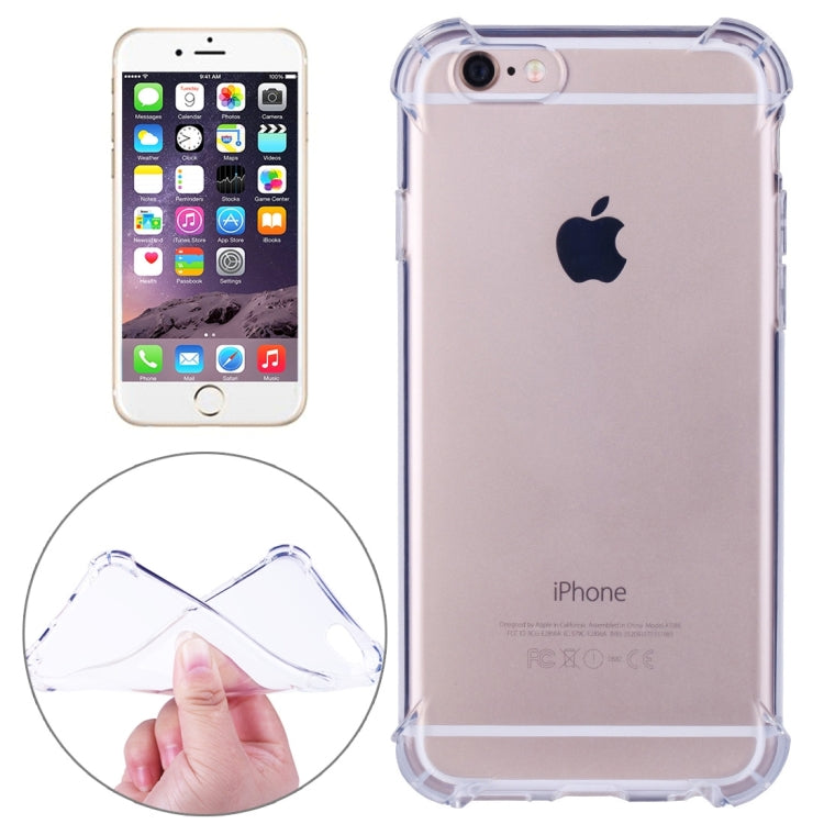 Shock-resistant Cushion TPU Protective Case for iPhone 6 & 6s, For 6 &... For 6 & iPhone 6s Transparent
