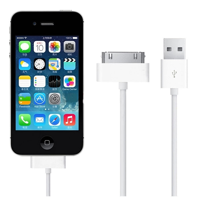 30 Pin Male to USB Male Charging & Data Sync Cable for iPad / 2 / 3,...