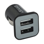 High Performance 2.1A + 1A Dual USB Port Car Charger for iPad Air 2 & Air & 4, iPhone 6 & 6 Plus & 5C & 5S & 4 & 4S, iPod touch, Galaxy Tablet / Note Series and Other Mobile Phone, Navigators – TPU