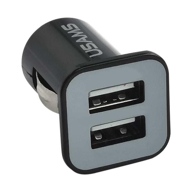 High Performance 2.1A + 1A Dual USB Port Car Charger for iPad Air 2 & Air & 4, iPhone 6 & 6 Plus & 5C & 5S & 4 & 4S, iPod touch, Galaxy Tablet / Note Series and Other Mobile Phone, Navigators – TPU