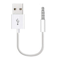 JW-SM1 Cable – USB to 3.5mm Jack Data Sync & Charge Cable for iPod shuffle 1st /2nd... Default Title