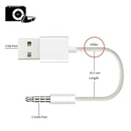 JW-SM1 Cable – USB to 3.5mm Jack Data Sync & Charge Cable for iPod shuffle 1st /2nd...