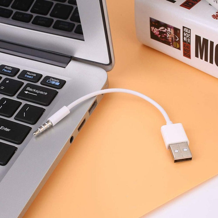 JW-SM1 Cable – USB to 3.5mm Jack Data Sync & Charge Cable for iPod shuffle 1st /2nd...
