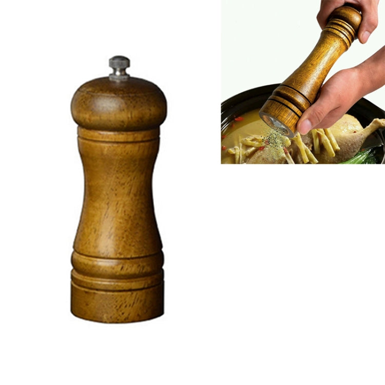 Length Classical Wooden Pepper Spice Salt Mill Grinder Muller, Style 4, 5 inch, Style 4, 8 inch, Style 4, 10 inch Style 4, 5 inch S-KA-0016K