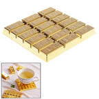 Creative Gold Bar Shaped Anti-slip Heat Insulation Mat for Dishware, Gold Bar Shaped Heat Insulation Mat Gold Bar Shaped Heat Insulation Mat