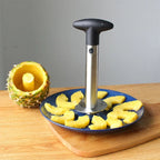 LsCook Pineapple Corer Slicer, Pineapple Corer Slicer (Silver)
