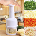 Stainless Steel Onion Cutting Instrument / Ginger Garlic Cutter, Size: 22x8x8cm, Random Color Delivery, Stainless Steel Garlic Crusher – Durable Build, Easy to Use Stainless Steel Garlic Crusher