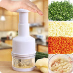 Stainless Steel Onion Cutting Instrument / Ginger Garlic Cutter, Size: 22x8x8cm, Random Color Delivery, Stainless Steel Garlic Crusher – Durable Build, Easy to Use Stainless Steel Garlic Crusher