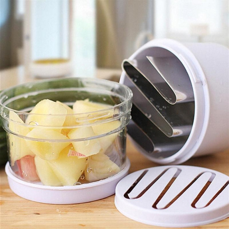 Stainless Steel Onion Cutting Instrument / Ginger Garlic Cutter, Size: 22x8x8cm, Random Color Delivery, Stainless Steel Garlic Crusher – Durable Build, Easy to Use