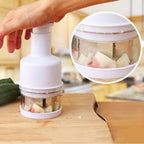 Stainless Steel Onion Cutting Instrument / Ginger Garlic Cutter, Size: 22x8x8cm, Random Color Delivery, Stainless Steel Garlic Crusher – Durable Build, Easy to Use