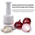 Stainless Steel Onion Cutting Instrument / Ginger Garlic Cutter, Size: 22x8x8cm, Random Color Delivery, Stainless Steel Garlic Crusher – Durable Build, Easy to Use