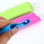 5 PCS Soft Resin Tube Shaped Reusable Magic Handheld Rolling Garlic Peeler Kitchen Tools (Random Color Delivery), Random Color Delivery