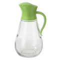 Automatic Lid Open Glass Oil Bottle Green