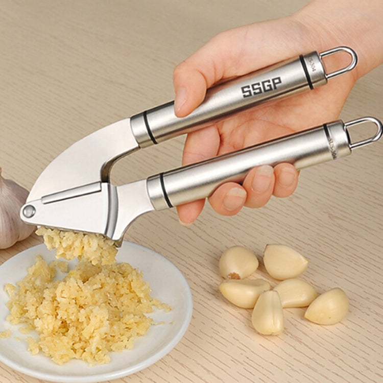 Food Grade 304 Stainless Steel Garlic Press Presser Crusher Slicer, 304 Stainless Steel 304 Stainless Steel