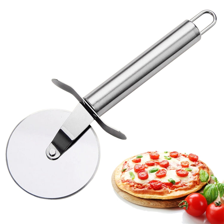 Stainless Steel Round Pizza Cutter Sigle Wheel
