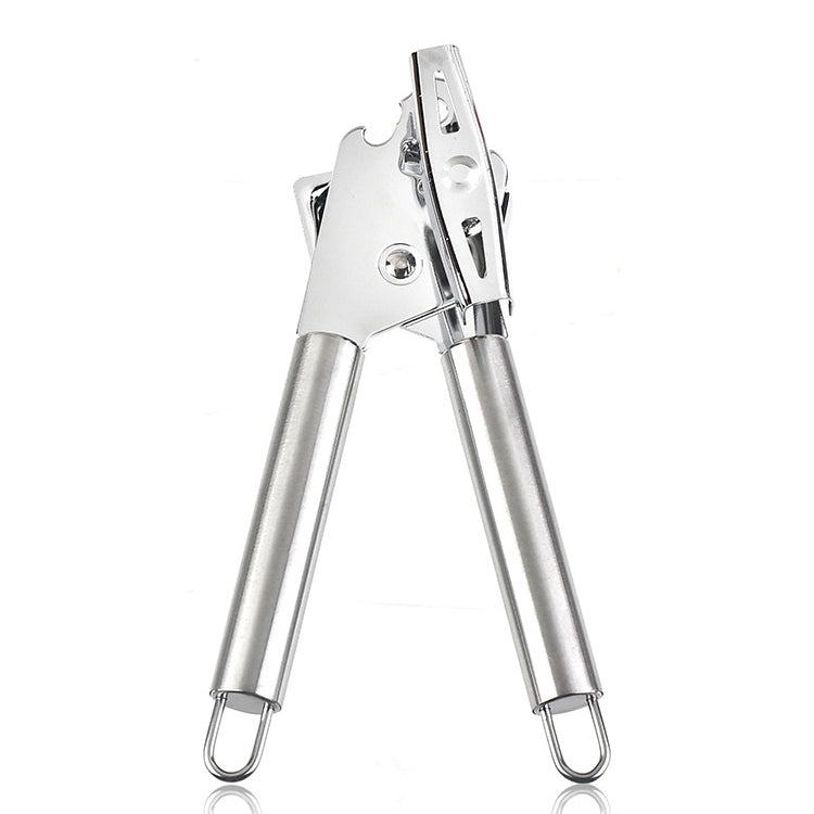 Multi-Functional Stainless Steel Can Bottle Opener, Silver Silver