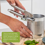 Multi-Functional Stainless Steel Can Bottle Opener, Silver