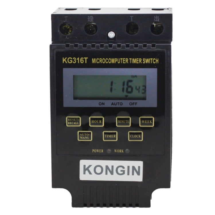 KG316T 12V LCD Digital Display Microcomputer Timer Control Switch, 12V 12V