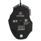 7 Buttons with Scroll Wheel 5000 DPI LED Wired Optical Gaming Mouse for Computer PC Laptop, X7 7 Buttons (Black) – Durable Build, Easy to Use