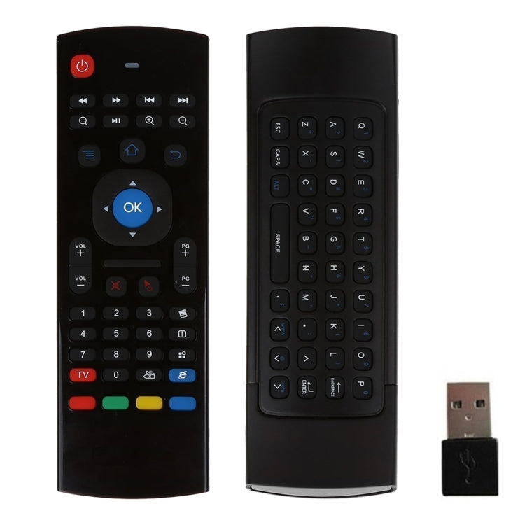 MX3 Air Mouse Wireless 2.4G Remote Control Keyboard with Browser Shortcuts for Android TV Box / Mini PC, Air Mouse – Plug-and-play Air Mouse