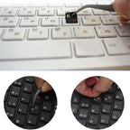 Arabic Learning Keyboard Layout Sticker for Laptop / Desktop Computer Keyboard, Arabic – Durable Build, Easy to Use