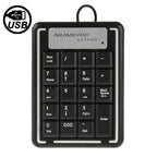 USB Non-synchronous Notebook Computer Numeric Keyboard with 19 Keys, 19 Keys – Ultra-thin