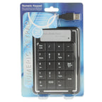 USB Non-synchronous Notebook Computer Numeric Keyboard with 19 Keys, 19 Keys – Ultra-thin