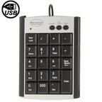 USB Non-synchronous Notebook Computer Multi Function Keypad with 19 Keys, Multi Function Keypad – Durable Build, Easy to Use Multi Function Keypad