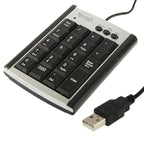 USB Non-synchronous Notebook Computer Multi Function Keypad with 19 Keys, Multi Function Keypad – Durable Build, Easy to Use
