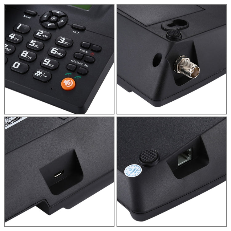 ZT600S 2.4 inch TFT Screen Fixed Wireless GSM Business Phone, Quad band: GSM 850/900/1800/1900Mhz, ZT600S