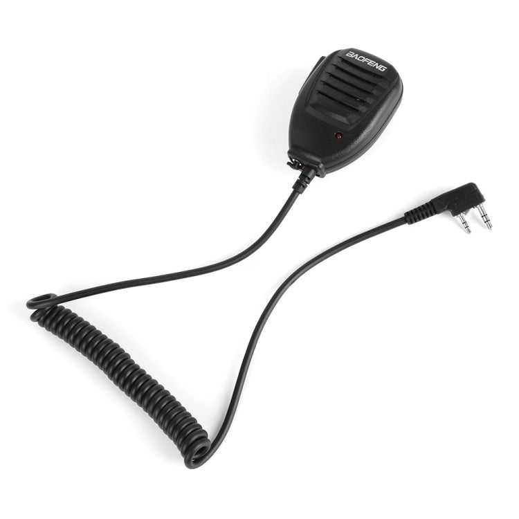 Baofeng Clip-on Speaker Microphone for Walkie Talkies, 3.5mm + 2.5mm Earphone + Mic Plug, Microphone – Durable Build, Easy to Use