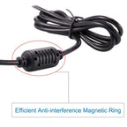 4.0 x 1.7mm DC Male Power Cable for Laptop Adapter, Length: 1.2m – TPU