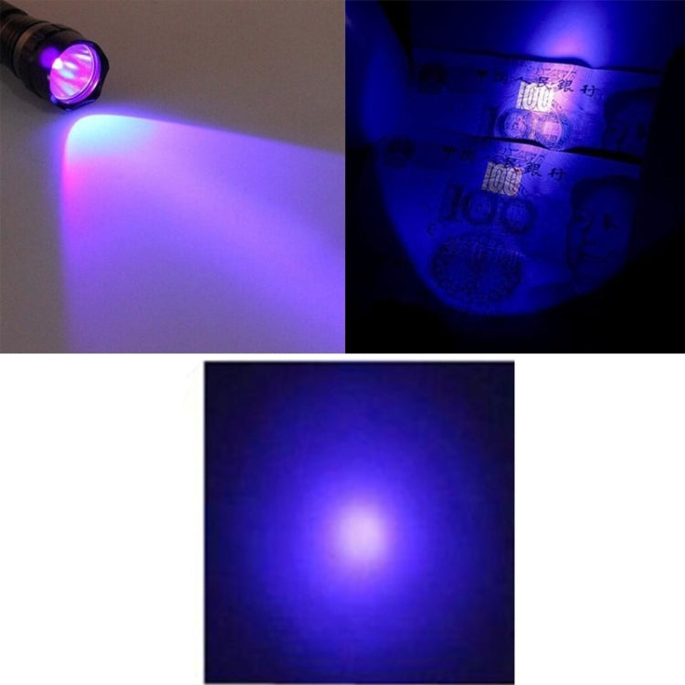 600LM 5-Modes Purple Light UV Flashlight