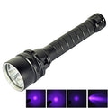 5000 LM UV Purple Light, Diving Depth: 150m (Black) Default Title