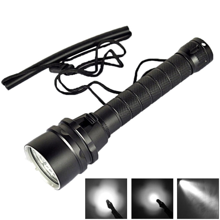 5 x LED White Light Diving Flashlight, 6800 LM, Diving Depth: 150m Default Title