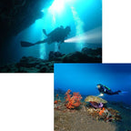 5 x LED White Light Diving Flashlight, 6800 LM, Diving Depth: 150m