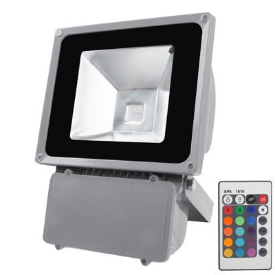 RGB LED Light with Remote Control, AC 85-265V, 80W RGB 80W RGB