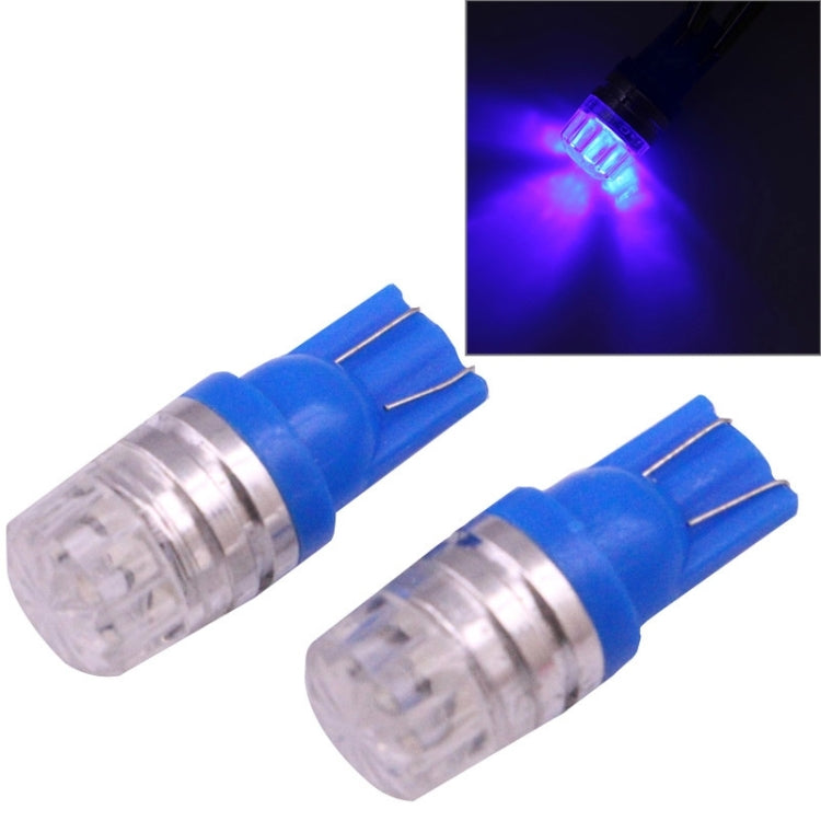 2 PCS T10 1.5W 60LM 1 LED Dark Blue COB LED Brake Light for Vehicles, DC12V – Durable Build, Easy to Use Blue